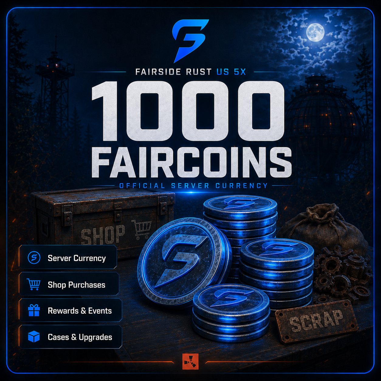 1000 Fairside Coins